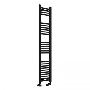 Eastbrook Wingrave 1600 x 300 Straight Matt Black Towel Rail
