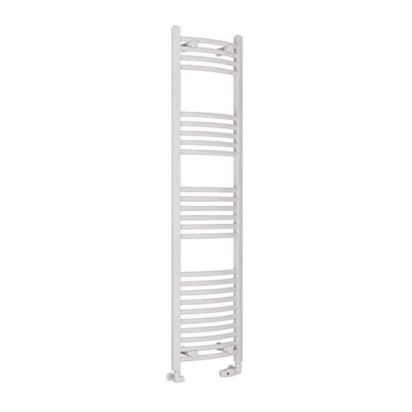 Eastbrook Wingrave 1600 x 400 Curved Gloss White Towel Rail