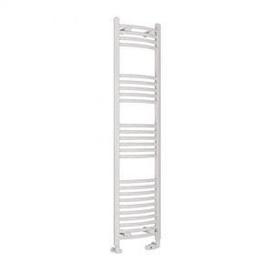 Eastbrook Wingrave 1600 x 400 Curved Gloss White Towel Rail