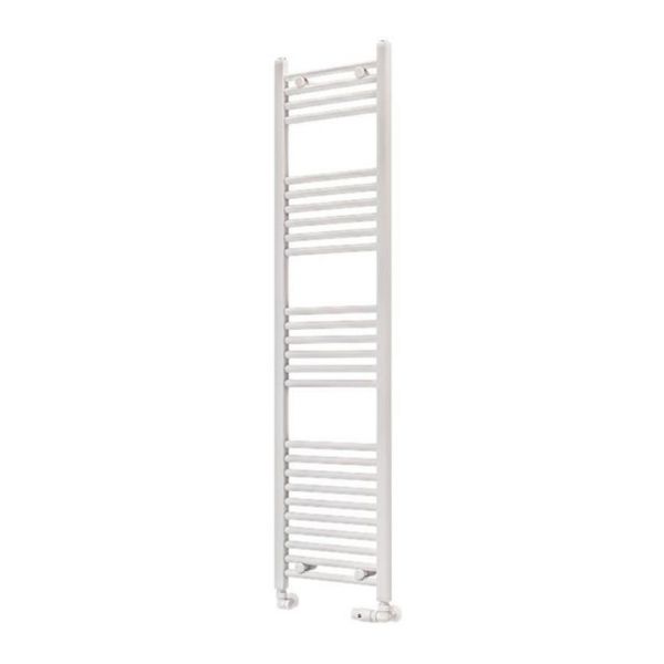 Eastbrook Wingrave 1600 x 400 Straight Matt White Towel Rail