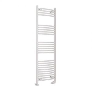 Eastbrook Wingrave 1600 x 500 Curved Gloss White Towel Rail