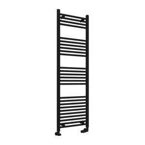 Eastbrook Wingrave 1600 x 500 Straight Matt Black Towel Rail