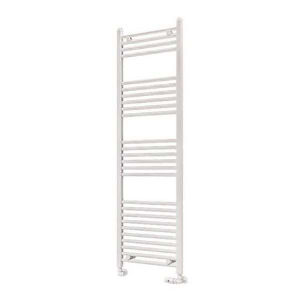 Eastbrook Wingrave 1600 x 500 Straight Matt White Towel Rail