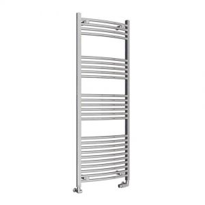 Eastbrook Wingrave 1600 x 600 Curved Chrome Towel Rail