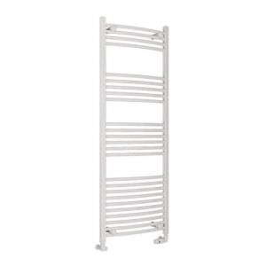 Eastbrook Wingrave 1600 x 600 Curved Gloss White Towel Rail