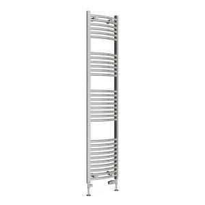 Eastbrook Wingrave 1800 x 400 Curved Chrome Towel Rail