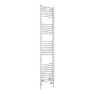 Eastbrook Wingrave 1800 x 400 Curved Gloss White Towel Rail
