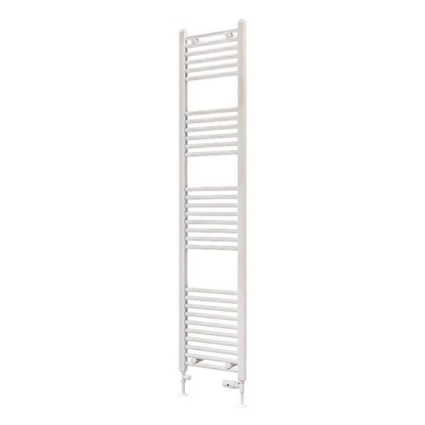 Eastbrook Wingrave 1800 x 400 Straight Matt White Towel Rail