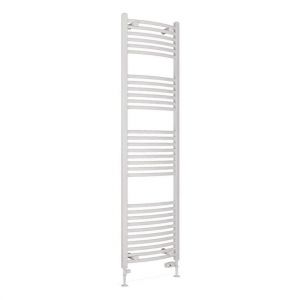 Eastbrook Wingrave 1800 x 500 Curved Gloss White Towel Rail