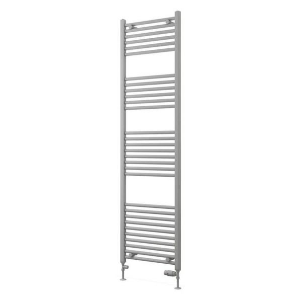 Eastbrook Wingrave 1800 x 500mm Straight Matt Grey Towel Rail