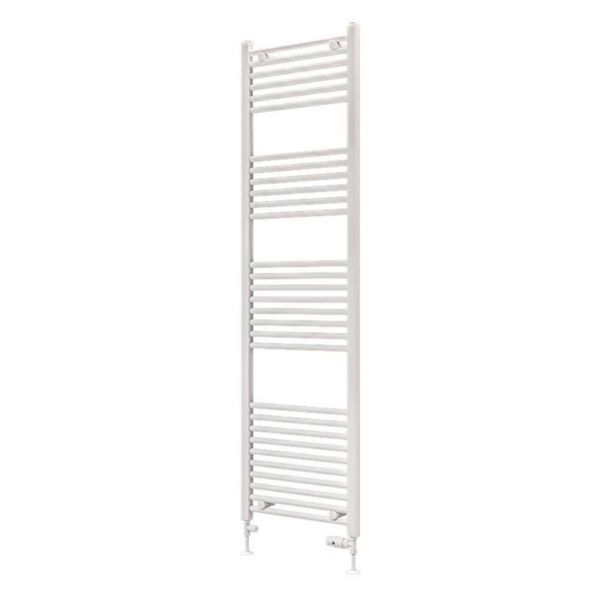 Eastbrook Wingrave 1800 x 500 Straight Matt White Towel Rail