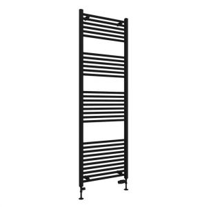 Eastbrook Wingrave 1800 x 600 Straight Matt Black Towel Rail
