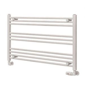 Eastbrook Wingrave 600 x 1000mm Wide Horizontal Gloss White Towel Rail