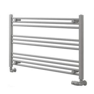 Eastbrook Wingrave 600 x 1000mm Wide Horizontal Matt Grey Towel Rail