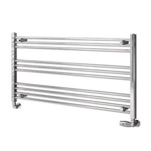 Eastbrook Wingrave 600 x 1200mm Wide Horizontal Chrome Towel Rail
