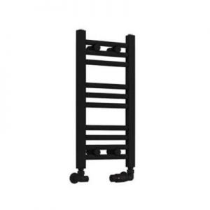 Eastbrook Wingrave 600 x 300 Straight Matt Black Towel Rail