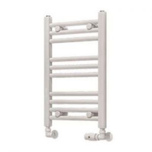 Eastbrook Wingrave 600 x 400 Straight Gloss White Towel Rail
