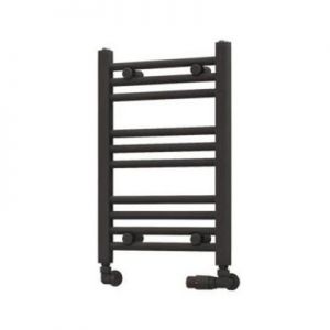 Eastbrook Wingrave 600 x 400 Straight Anthracite Towel Rail