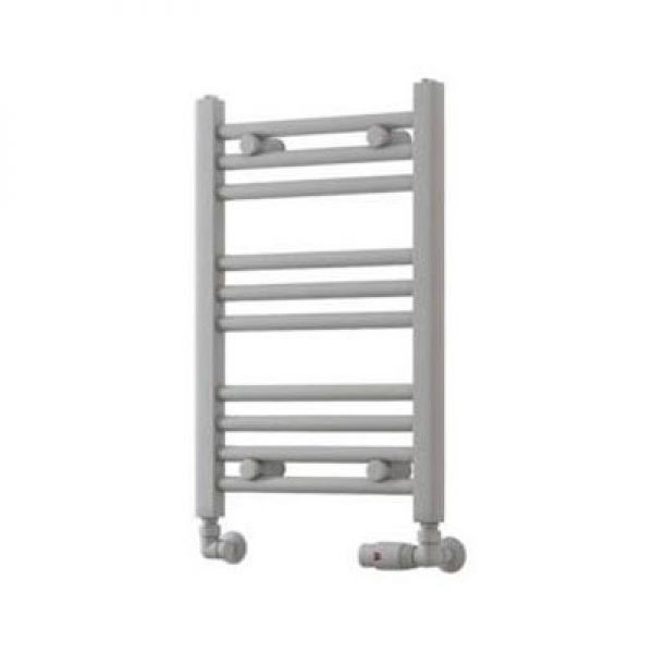 Eastbrook Wingrave 600 x 400mm Straight Matt Grey Towel Rail