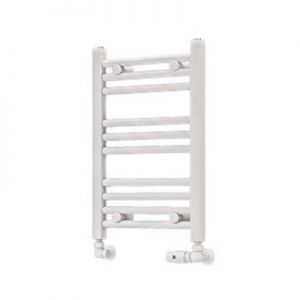Eastbrook Wingrave 600 x 400 Straight Matt White Towel Rail