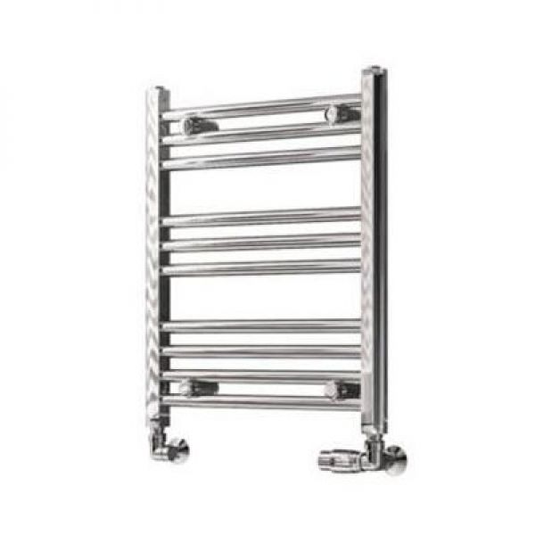Eastbrook Wingrave 600 x 500 Straight Chrome Towel Rail