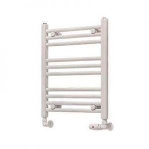 Eastbrook Wingrave 600 x 500 Straight Gloss White Towel Rail