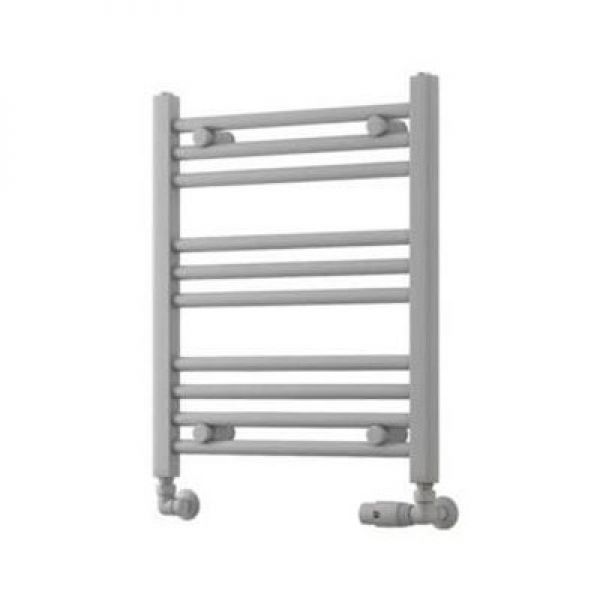 Eastbrook Wingrave 600 x 500mm Straight Matt Grey Towel Rail