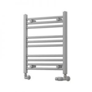 Eastbrook Wingrave 600 x 500mm Straight Matt Grey Towel Rail