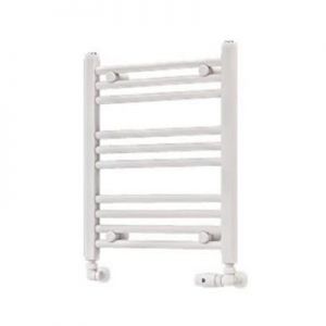 Eastbrook Wingrave 600 x 500 Straight Matt White Towel Rail