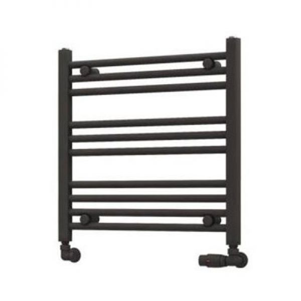 Eastbrook Wingrave 600 x 600 Straight Anthracite Towel Rail