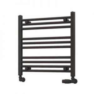 Eastbrook Wingrave 600 x 600 Straight Anthracite Towel Rail