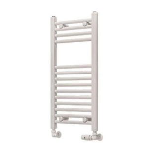 Eastbrook Wingrave 800 x 400 Straight Gloss White Towel Rail