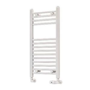 Eastbrook Wingrave 800 x 400 Straight Matt White Towel Rail