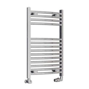 Eastbrook Wingrave 800 x 500 Curved Chrome Towel Rail