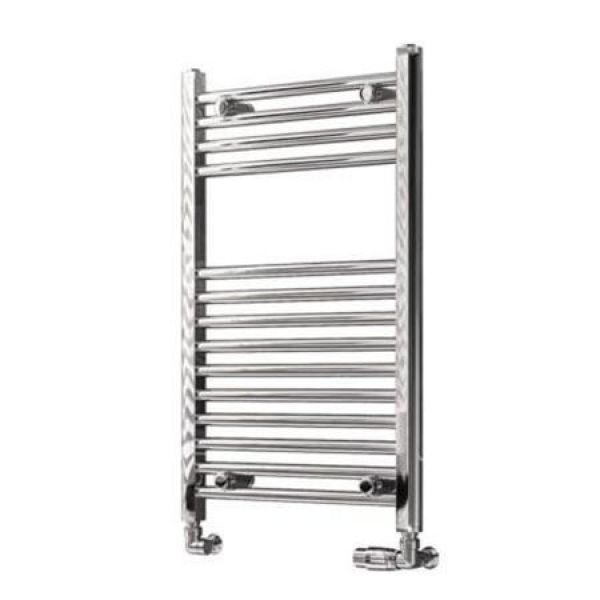 Eastbrook Wingrave 800 x 500 Straight Chrome Towel Rail