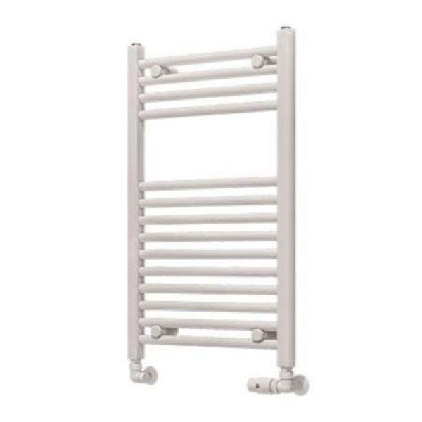 Eastbrook Wingrave 800 x 500 Straight Gloss White Towel Rail