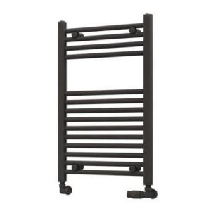 Eastbrook Wingrave 800 x 500 Straight Anthracite Towel Rail