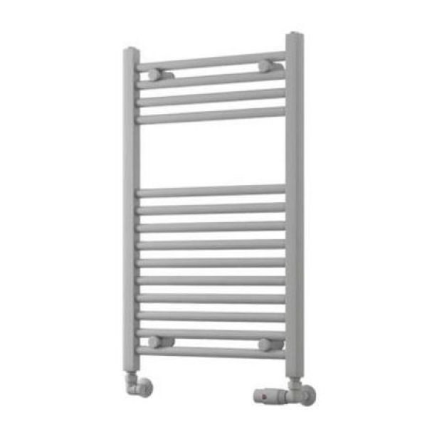 Eastbrook Wingrave 800 x 500mm Straight Matt Grey Towel Rail