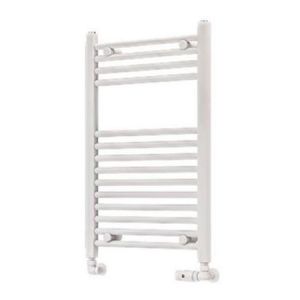 Eastbrook Wingrave 800 x 500 Straight Matt White Towel Rail