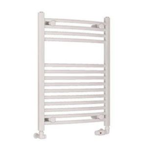 Eastbrook Wingrave 800 x 600 Curved Gloss White Towel Rail