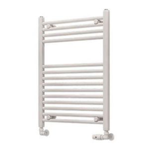 Eastbrook Wingrave 800 x 600 Straight Gloss White Towel Rail