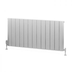 Eastbrook Withington 600 x 1230 Matt White Aluminium Designer Radiator