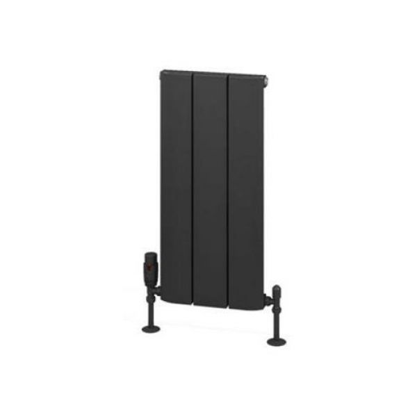 Eastbrook Withington 600 x 280 Matt Anthracite Aluminium Designer Radiator