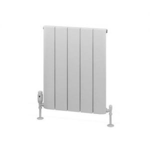 Eastbrook Withington 600 x 470 Matt White Aluminium Designer Radiator
