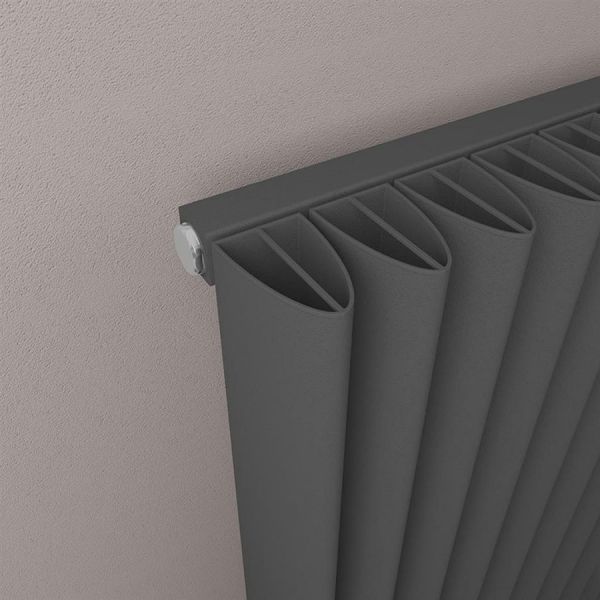 Eastbrook Witney 1800 x 280 Matt Anthracite Aluminium Designer Radiator #3