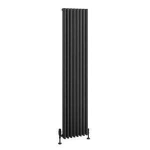Eastbrook Witney 1800 x 375 Matt Anthracite Aluminium Designer Radiator