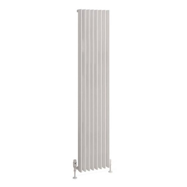 Eastbrook Witney 1800 x 375 Matt White Aluminium Designer Radiator