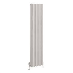 Eastbrook Witney 1800 x 375 Matt White Aluminium Designer Radiator