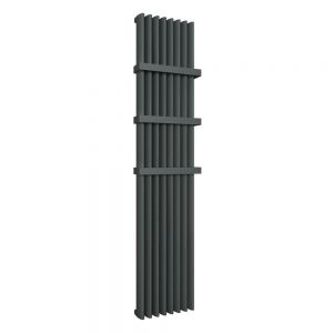 Eastbrook Witney 1800 x 280 Vertical Matt Anthracite Designer Aluminium Radiator