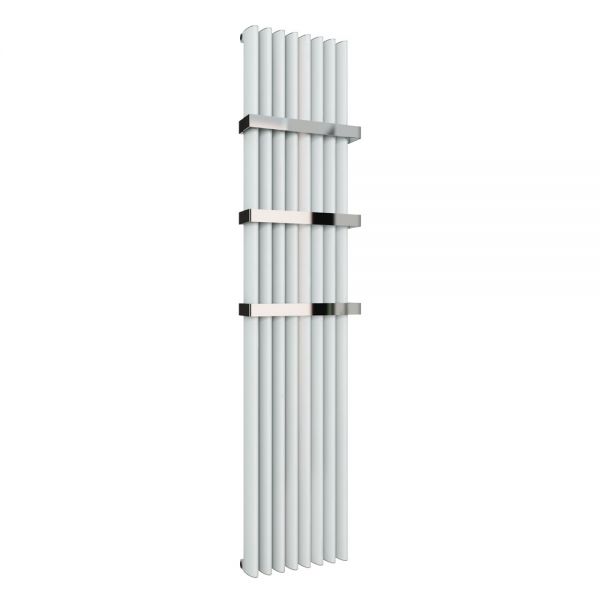 Eastbrook Witney 1800 x 470 Vertical Matt White Designer Aluminium Radiator